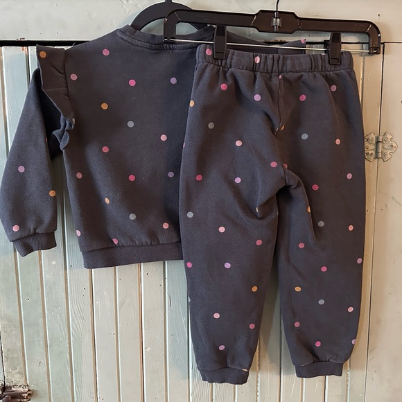 H&M Hand Embroidered Sweatshirt Set Colorful Roses - Picture 5 of 9